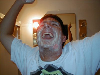 Tyler, making an ad for Clearasil #2.
